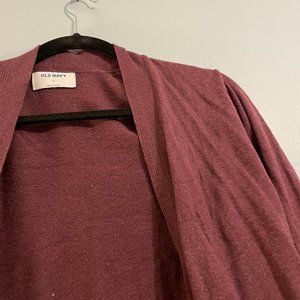 Lightweight Open Front Cardigan